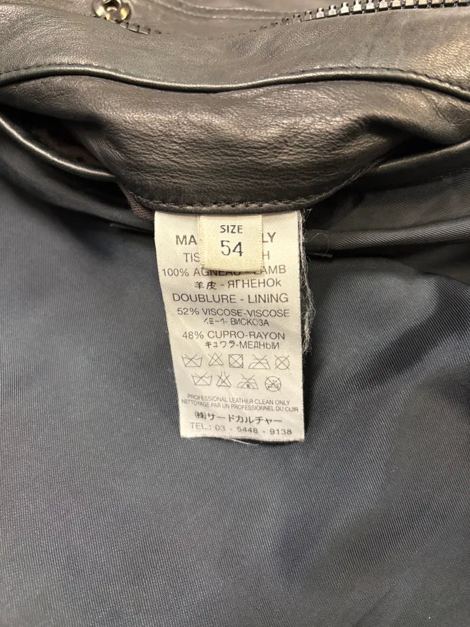 2010s Givenchy Black Eroded Leather Jacket by Riccardo Tisci BcHAKbL 10