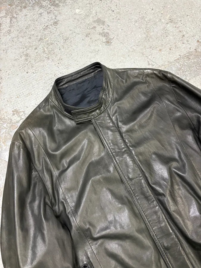 2010s Givenchy Black Eroded Leather Jacket by Riccardo Tisci BcHAKbL 4