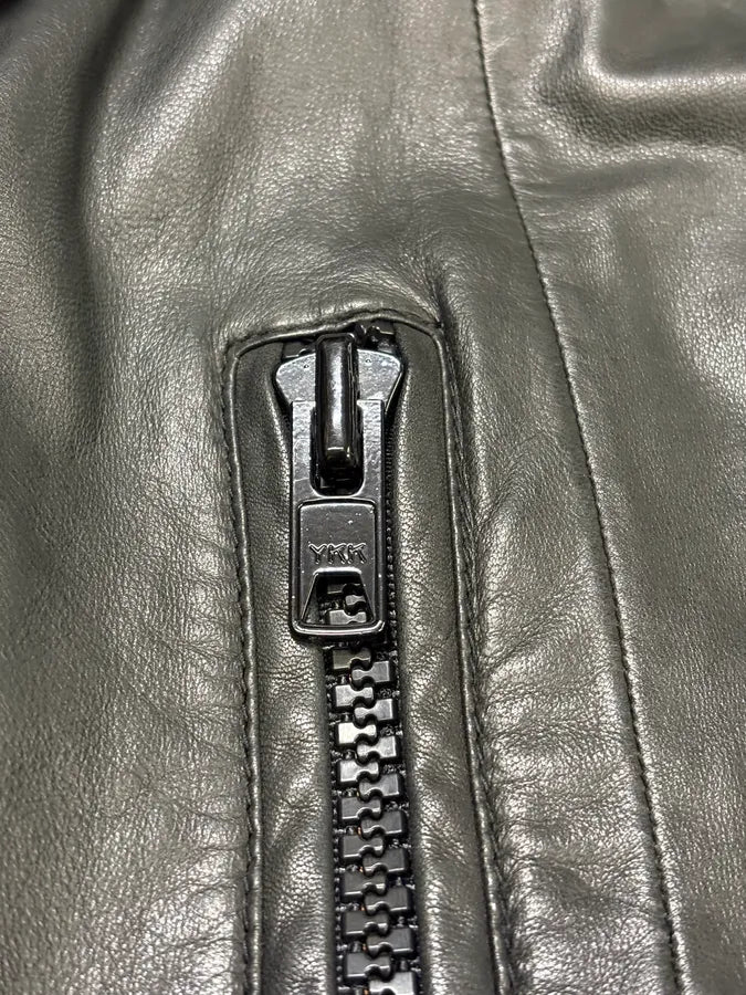 2010s Givenchy Black Eroded Leather Jacket by Riccardo Tisci BcHAKbL 8