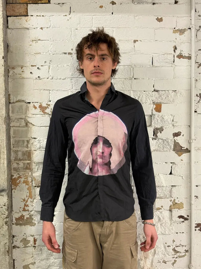 2010s Givenchy Black Madonna Shirt by Riccardo Tisci jJJjpKR 1