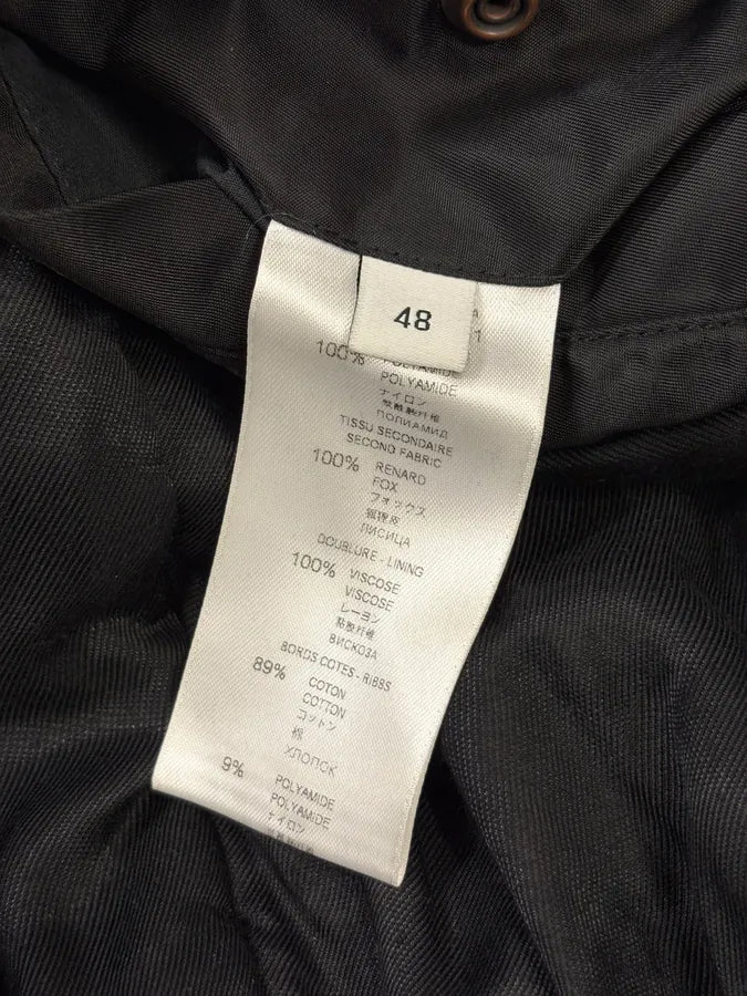 2010s Givenchy Black Nylon Bomber Cargo Pocket Jacket IZucJYI 12