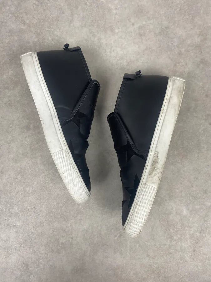 2010s Givenchy Black Stars Leather Slip On By Riccardo Tisci wDamXKM 4