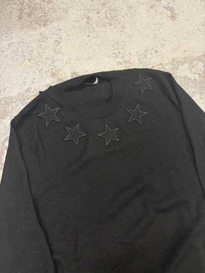 2010s Givenchy Black Stars Sweater by Riccardo Tisci xVgoYqQ 2