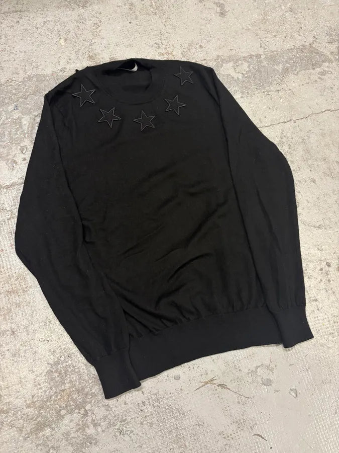 2010s Givenchy Black Stars Sweater by Riccardo Tisci xVgoYqQ 1