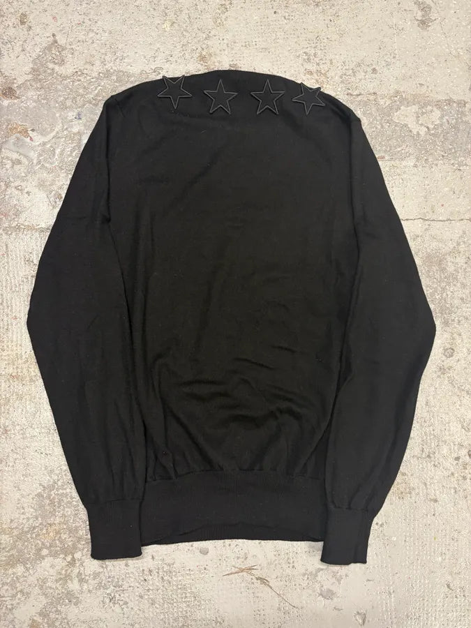 2010s Givenchy Black Stars Sweater by Riccardo Tisci xVgoYqQ 3