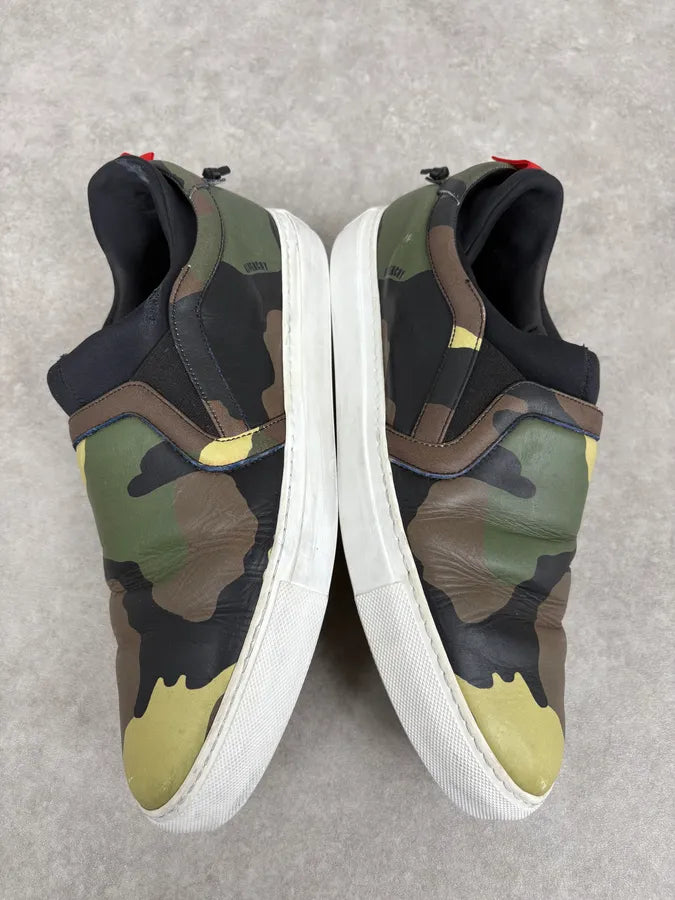 2010s Givenchy Camo Green Slip On Shoes by Riccardo Tisci UvOgimj 5