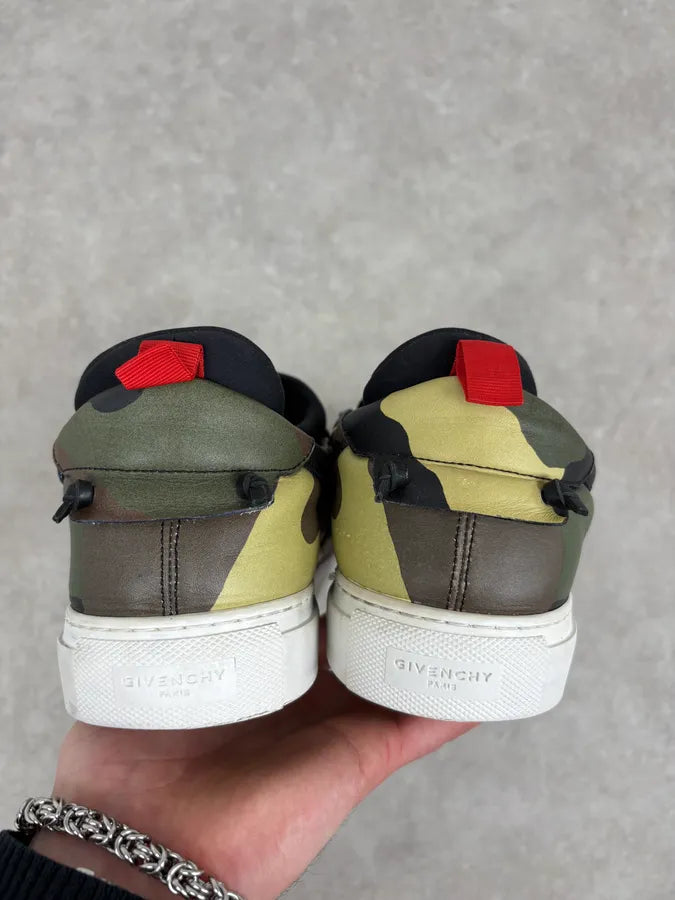 2010s Givenchy Camo Green Slip On Shoes by Riccardo Tisci UvOgimj 6