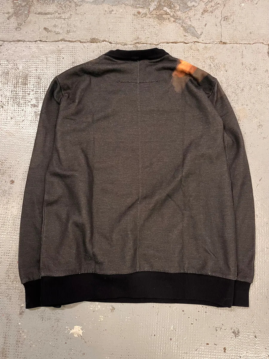 2010s Givenchy Doberman Paint Effect Black Sweater wXlpaVx 6