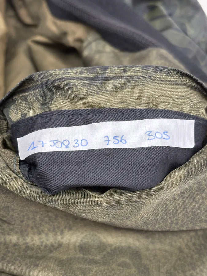 SS2017 Givenchy Dollar Bills Khaki Asymmetrical Camo Sample Bomber Jacket EidIRwV 11