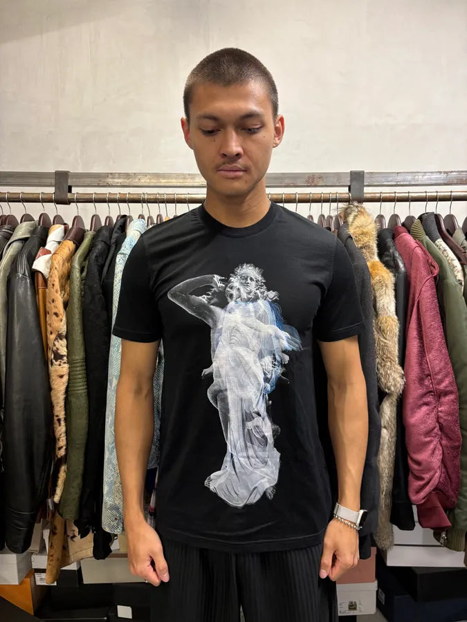 2010s Givenchy Fallen Angel Black T-Shirt by Riccardo Tisci eXZSdAb 1