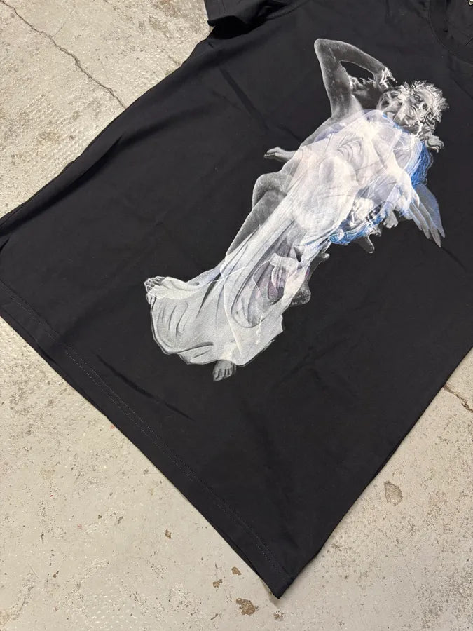 2010s Givenchy Fallen Angel Black T-Shirt by Riccardo Tisci eXZSdAb 4