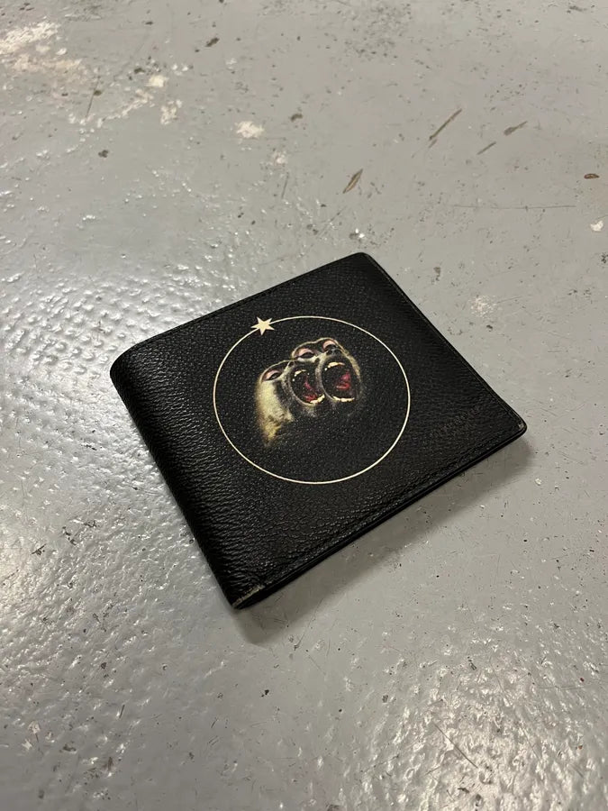 2010s Givenchy Furious Monkeys Black Leather Wallet lEebNEO 2
