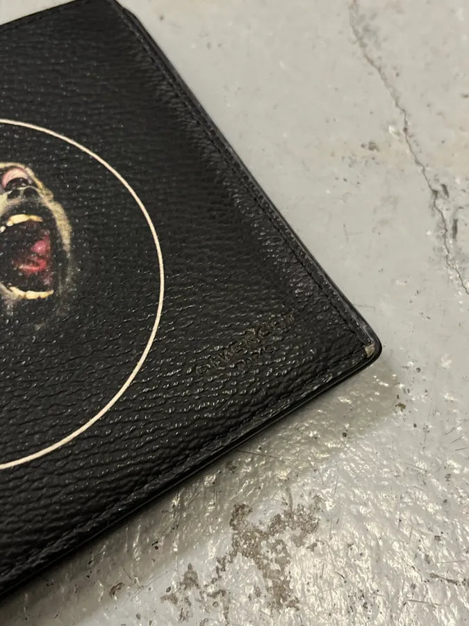 2010s Givenchy Furious Monkeys Black Leather Wallet lEebNEO 3
