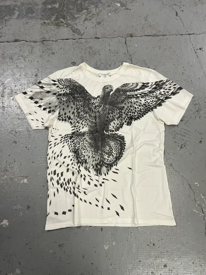 2010s Givenchy Majestic Bird White T-Shirt mnZvtsw 0