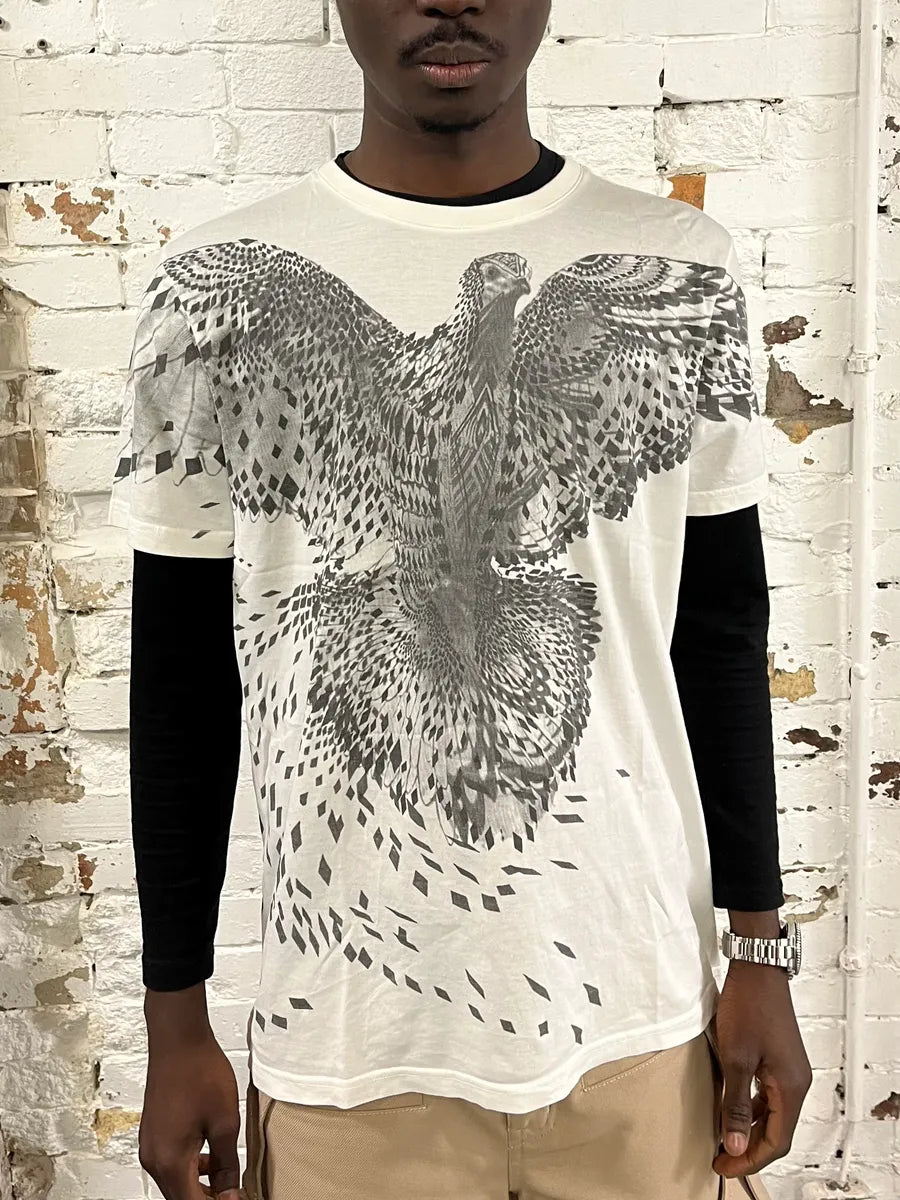 2010s Givenchy Majestic Bird White T-Shirt mnZvtsw 1