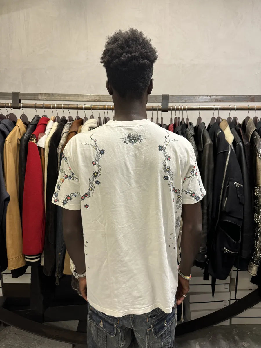 2010s Givenchy Nature Mystical Bird White T-Shirt by Riccardo Tisci IwMTtLM 2