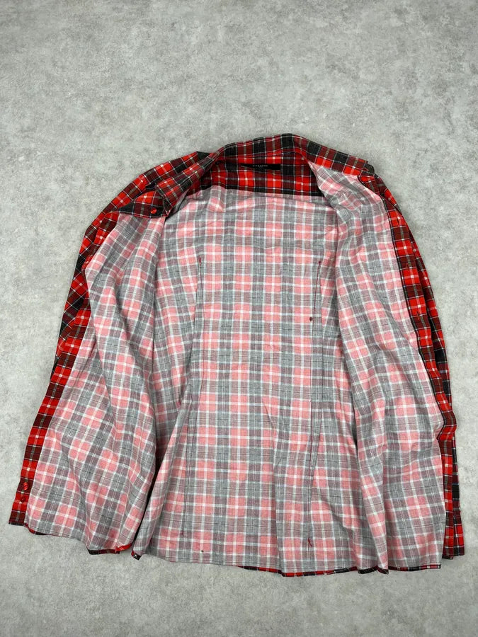 SS2015 Givenchy Red Checkered Stars Shirt by Riccardo Tisci wOHZAgC 7