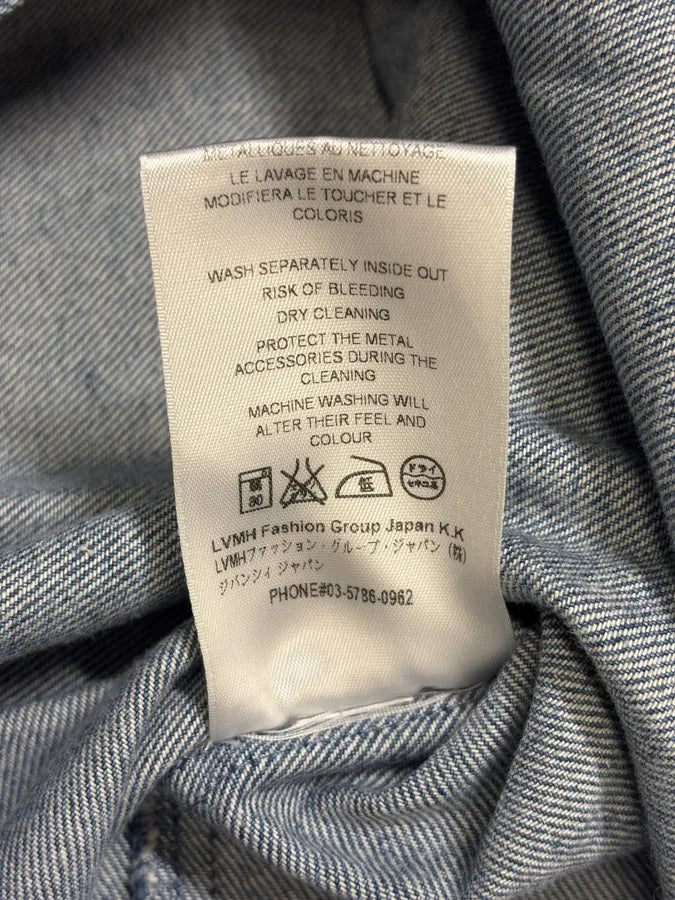 2010s Givenchy Red Stars Blue Denim Shirt by Riccardo Tisci fIvchJN 9