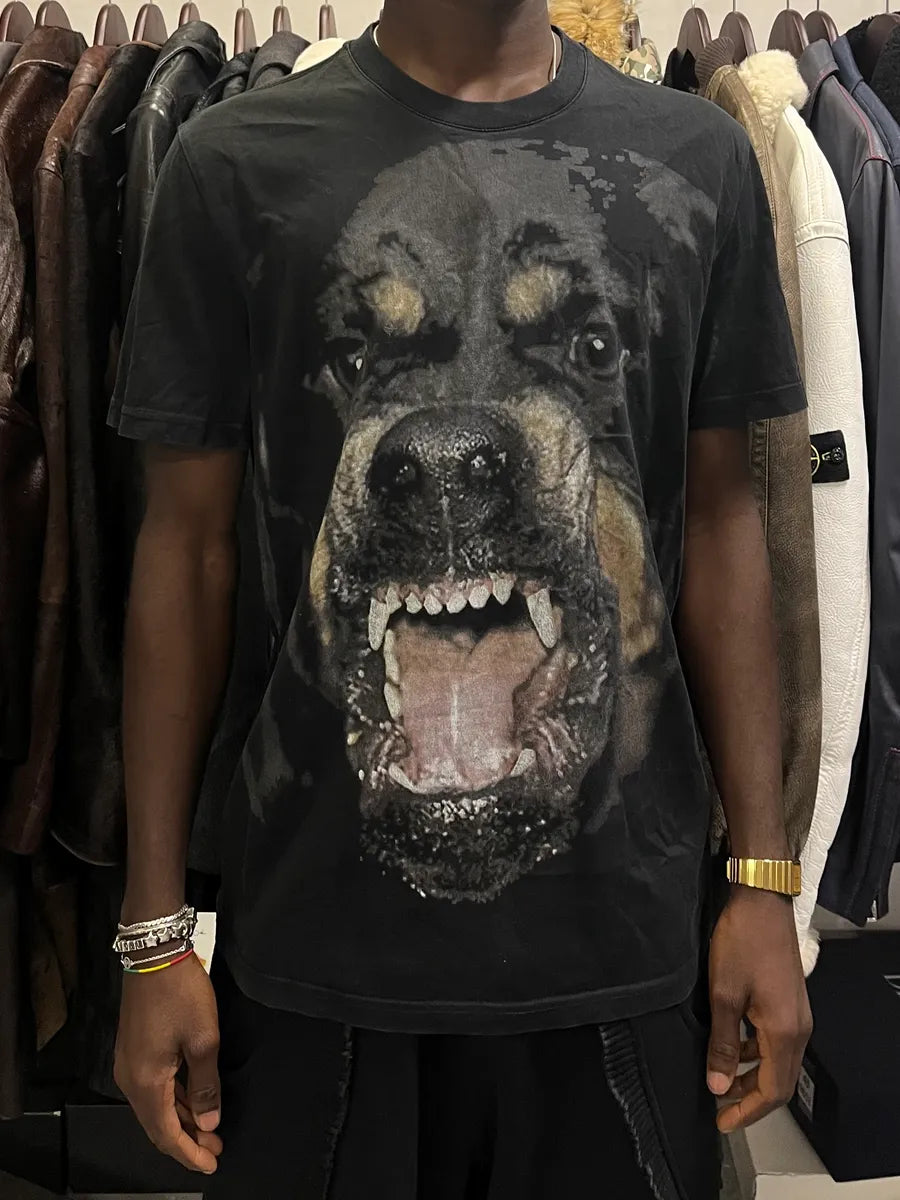 FW2016 Givenchy Rottweiler Black T-Shirt by Riccardo Tisci LzkerHZ 1