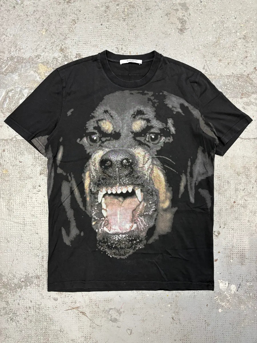 FW2016 Givenchy Rottweiler Black T-Shirt by Riccardo Tisci LzkerHZ 0