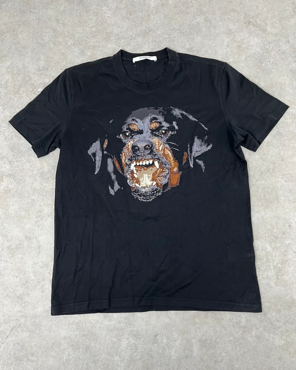 SS2015 Givenchy Rottweiler Black T-Shirt by Riccardo Tisci UccKTKi 0