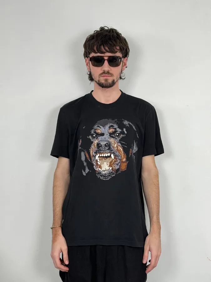 SS2015 Givenchy Rottweiler Black T-Shirt by Riccardo Tisci UccKTKi 1