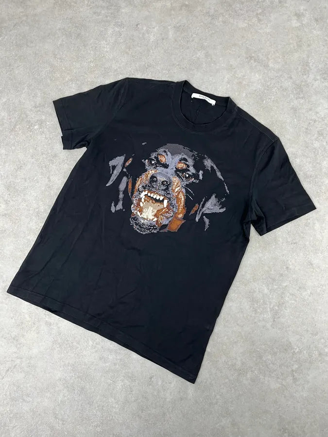 SS2015 Givenchy Rottweiler Black T-Shirt by Riccardo Tisci UccKTKi 3