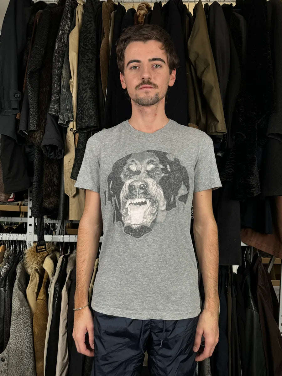 SS2016 Givenchy Rottweiler Grey T-Shirt by Roccardo Tisci GtsqsLF 1
