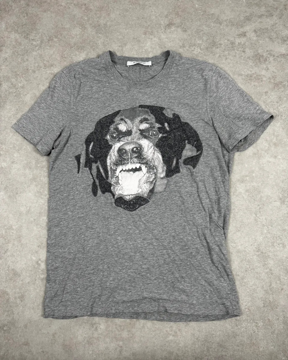 SS2016 Givenchy Rottweiler Grey T-Shirt by Roccardo Tisci GtsqsLF 0