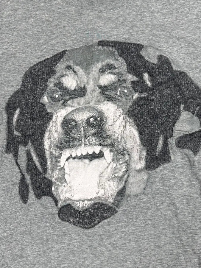 SS2016 Givenchy Rottweiler Grey T-Shirt by Roccardo Tisci GtsqsLF 6