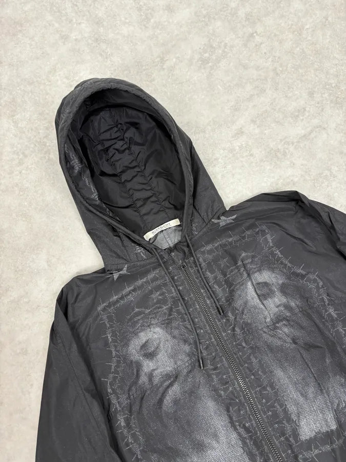 SS2016 Givenchy Sample Wire Jesus Christ Black Jacket PeoOnQK 4