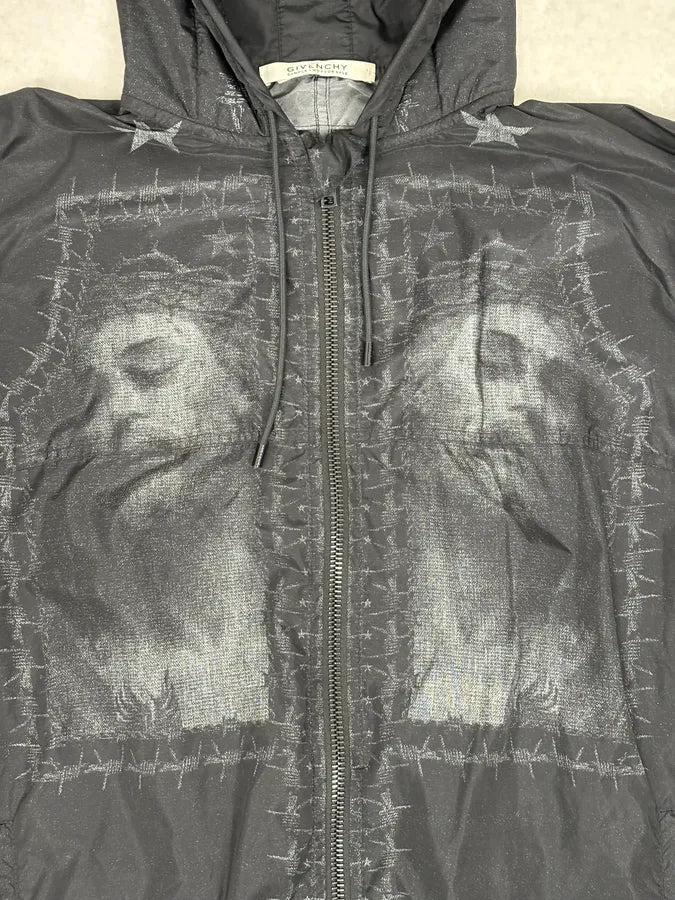 SS2016 Givenchy Sample Wire Jesus Christ Black Jacket PeoOnQK 8