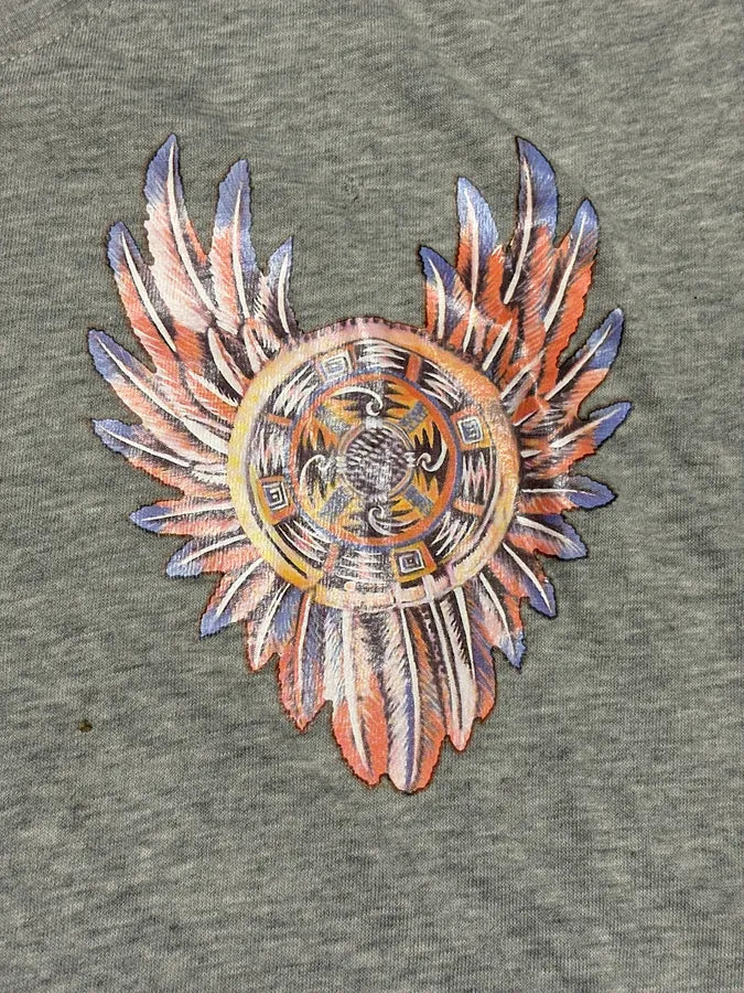 SS2015 Balmain Dream Catcher Grey T-Shirt aKXFspr 5