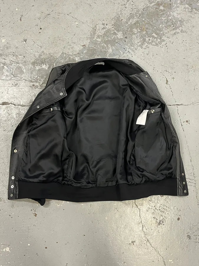 AW2015 Givenchy Stars Black Suede Leather Bomber Jacket by Riccardo Tisci cKAKKDN 6