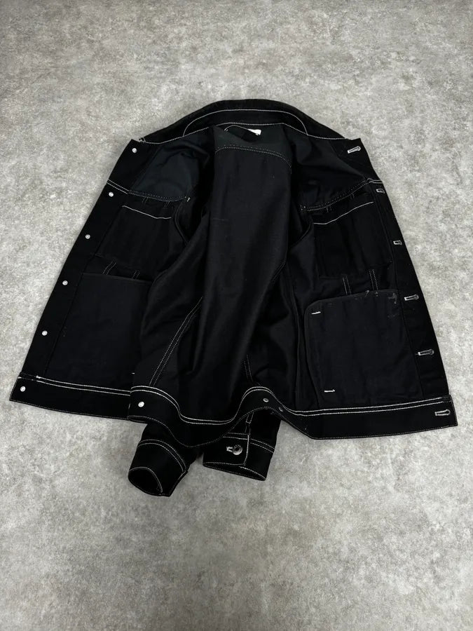 AW2015 Givenchy Stars Black Trucker Denim Jacket by Riccardo Tisci ircFjjC 6