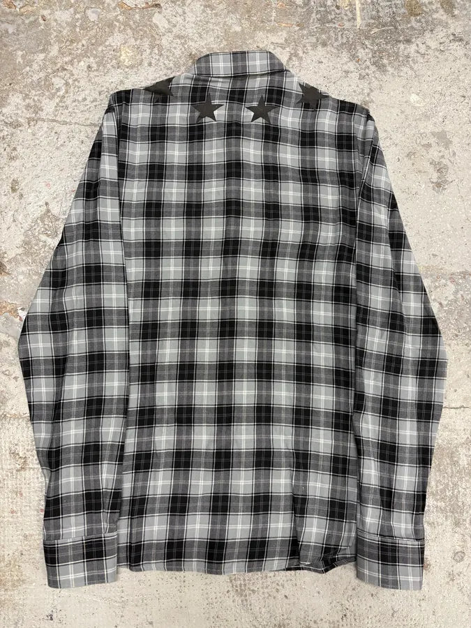 SS2014 Givenchy Stars Grey Tartan Shirt by Riccardo Tisci EaaLHed 5