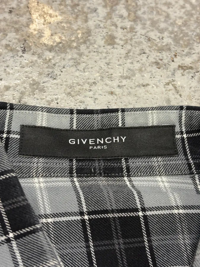 SS2014 Givenchy Stars Grey Tartan Shirt by Riccardo Tisci EaaLHed 7
