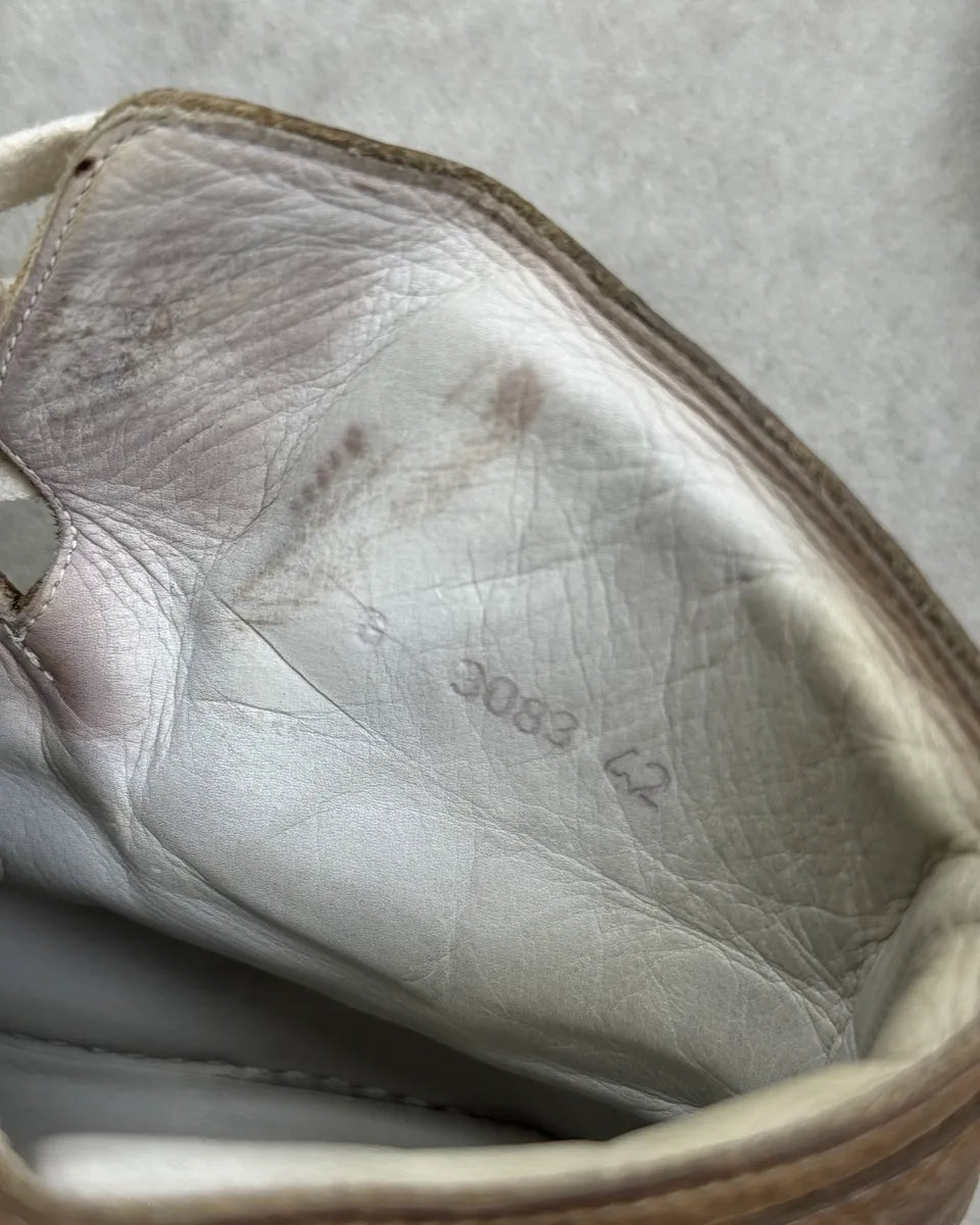 2010s Givenchy Tan Beige Suede Leather High Sneakers NsSgaws 10