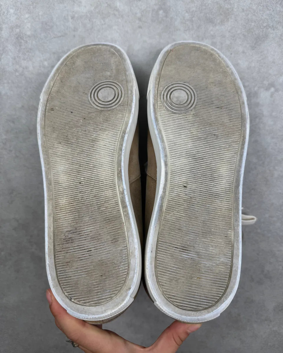 2010s Givenchy Tan Beige Suede Leather High Sneakers NsSgaws 7