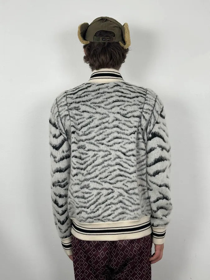2010s Givenchy Zebra Mohair Teddy Jacket OpjcBVZ 4