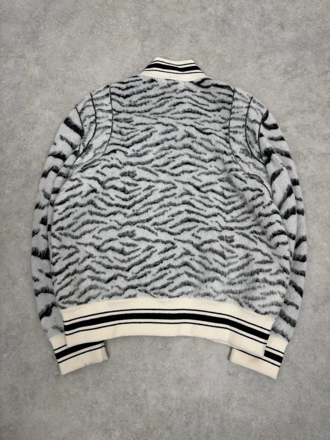 2010s Givenchy Zebra Mohair Teddy Jacket OpjcBVZ 7