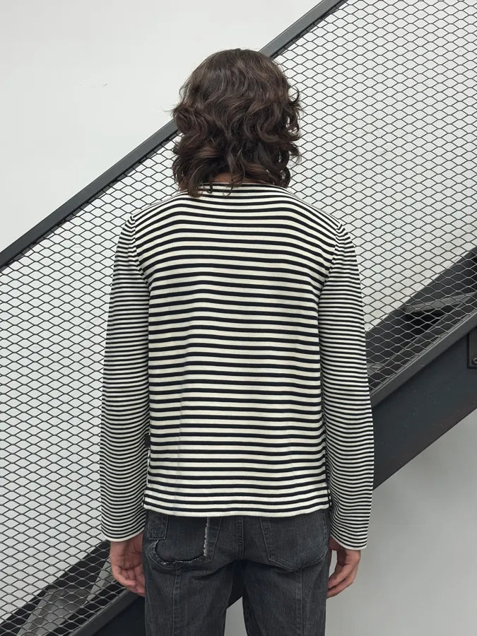 2010s Gucci Black & White Striped Light Sweater OFFbwwJ 1