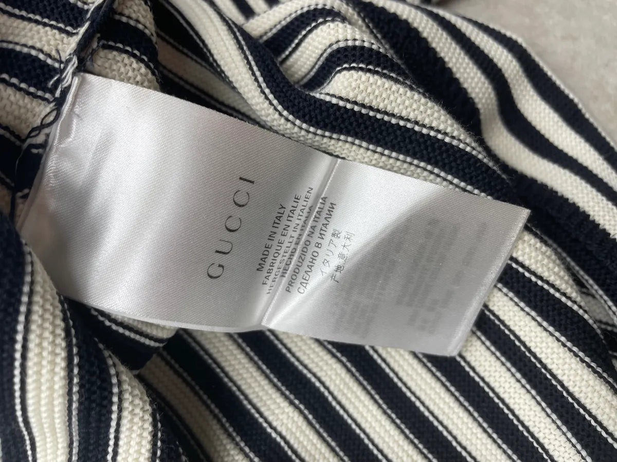 2010s Gucci Black & White Striped Light Sweater OFFbwwJ 9