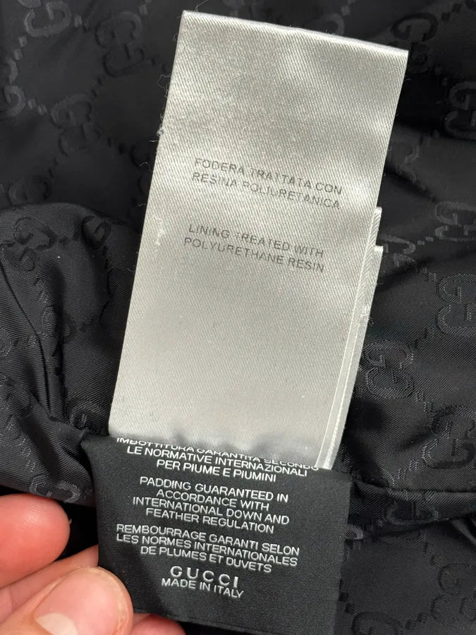 2010s Gucci Black Dark Hooded Puffer Jacket lxFfYDw 12