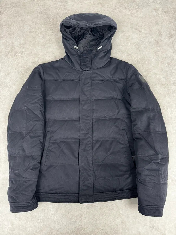 2010s Gucci Black Dark Hooded Puffer Jacket lxFfYDw 0