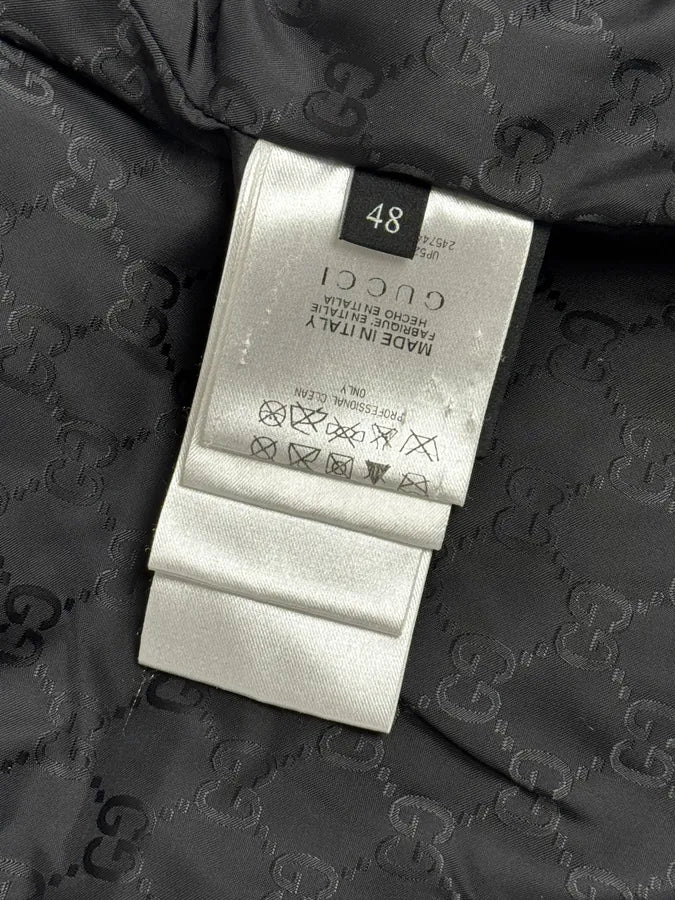 2010s Gucci Black Dark Hooded Puffer Jacket lxFfYDw 11