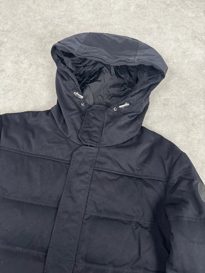 2010s Gucci Black Dark Hooded Puffer Jacket lxFfYDw 4