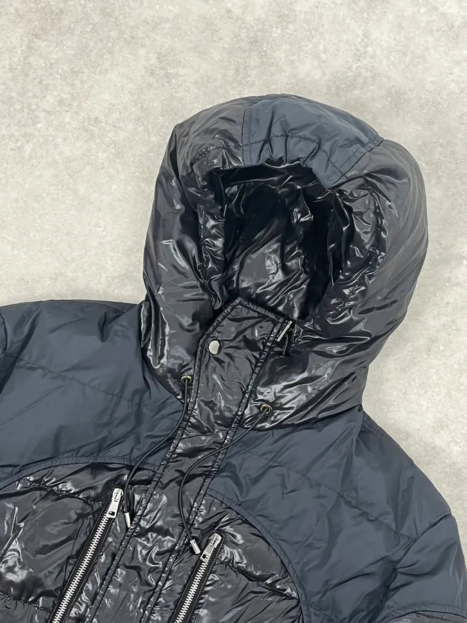 2010s Gucci Black & Navy Hooded Puffer Jacket DgdQGoI 4