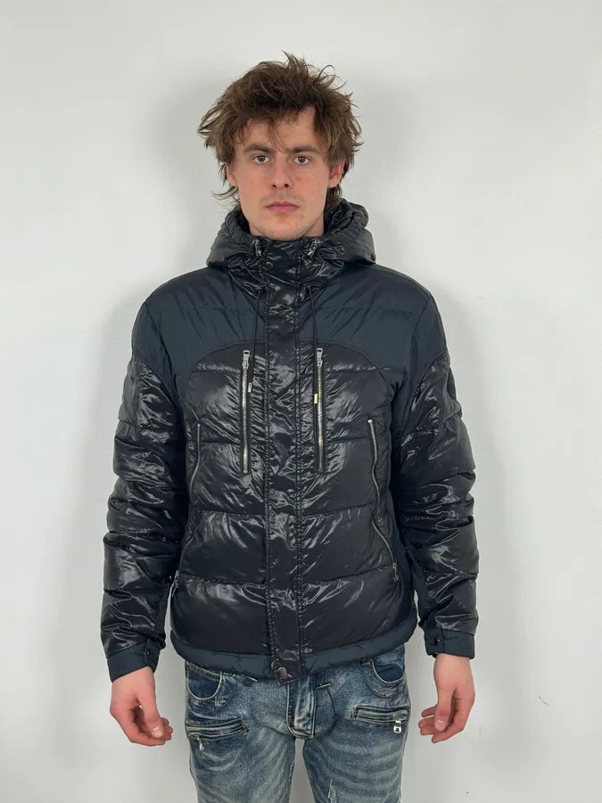 2010s Gucci Black & Navy Hooded Puffer Jacket DgdQGoI 1