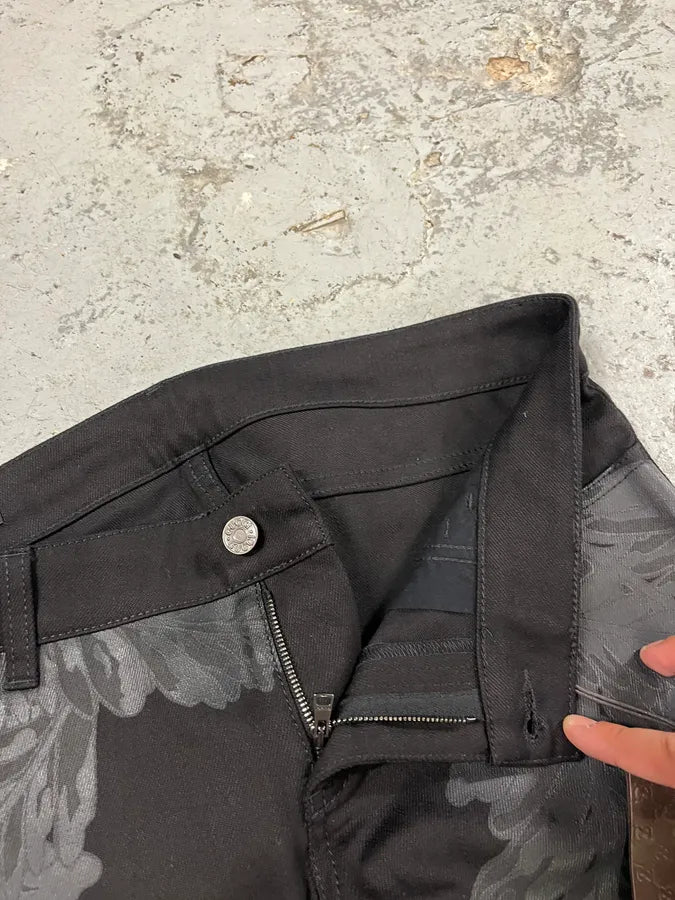 2010s Gucci Black Leaves Pants xZHVYak 10